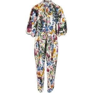 Stella McCartney Rewild 플로럴 프린트 퍼프 소매 점프수트 6100283BS205 8475 TP934604141