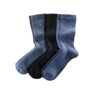 25 SS 폴로 랄프로렌 로고 양말 3팩 세트 449655211 TP436576204