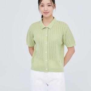 잠뱅이 동백01 펀칭카라반팔니트가디건 AP2WSC372