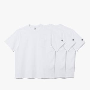 [뉴에라] LIGHTERA 에센셜 포켓 반팔 티셔츠 (3PACK) 14697422