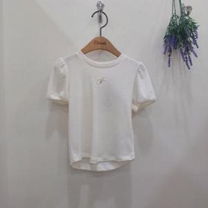 치크 sh06 샤리본 포인트 반팔티 CKRA25672