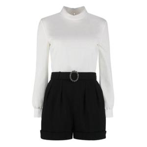 Saint Laurent 하이웨이스트 백리스 플레이수트 691289Y012W 9601 TP941816745
