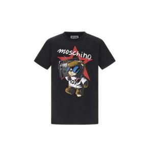 모스키노 반팔 티셔츠 HXM04K LAA24 60100 Black
