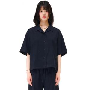체이스컬트 HC38 린넨 라이크 오픈 카라 반팔셔츠 EBRG55712D04