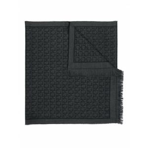 [SALVATORE FERRAGAMO] 여성 스카프 간치니 울 327955718386010 Dark Grey /8