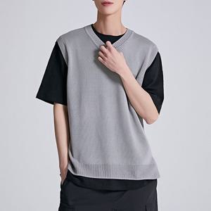 [스파오]페이크포켓 니트베스트 (SPKVC25M09-T)