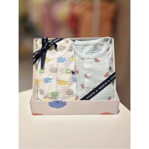 블루독베이비 10 25SS(WH)(MN)멀티사파리워터멜론내의2종세트 (2453700541918)