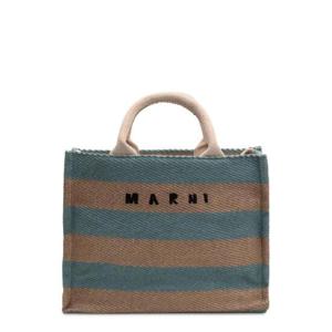 Marni 로고 프린트 스트라이프 토트백 SHMP0077Q2P8274 ZO905 TP935423189