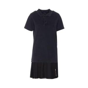 발렌시아가 핀 디테일 반팔 드레스 838784TOT03 1000 TP942007344