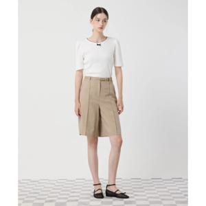 [CC콜렉트] 벨티드 핀턱 버뮤다 팬츠 (C252MSA051)