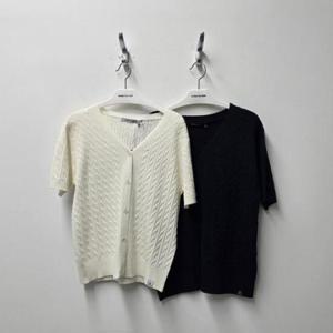 인터크루 HC10 꽈베기브이넥반팔니트가디건 ITZ2WC51A