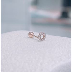 미니골드 14k 메모리즈 피어싱 EONM4108