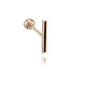 [로이드] 14K 골드 블랙 바 피어싱 LPFK1910G