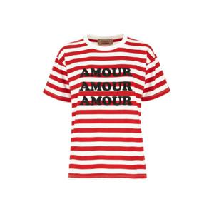 알레산드로 엔리케즈 반팔 티셔츠 S100RCO 027AMO ROSSO AMOUR