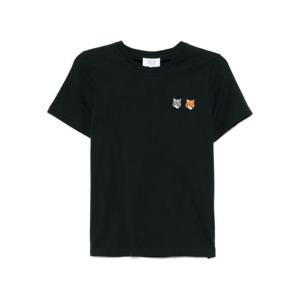 메종키츠네 민소매 티셔츠 OW011CFKJ0008 ANTHR BLACK