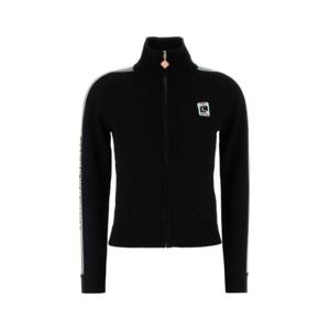 카사블랑카 여성 블랙 울 짚엎 니트 WPF25KW102101 BLACK