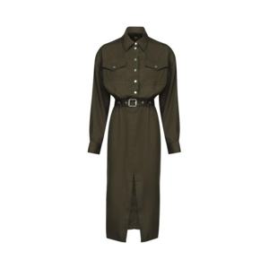 핑코 미디 원피스 104147 A24HX86 Greish green