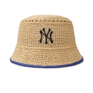MLB 라피아 크로쉐 버킷햇 LA A3 3AHTR0243 50BGL