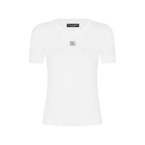 돌체앤가바나 반팔 티셔츠 F8N08ZG7B3U W0800 White