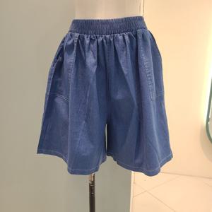 [수스]스티치데님5부팬츠 S252BSP658/라이트블루