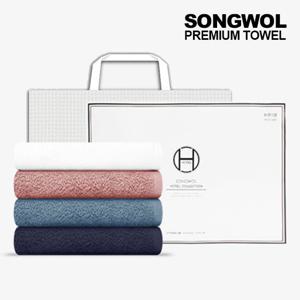 [송월타월] 코마사40수 180g 4장 선물세트