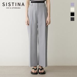 [SISTINA] 인기 사이드 탭 와이드 팬츠_AWWSLN21170