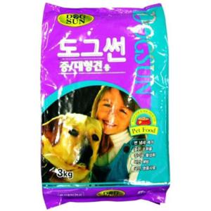 강아지 건식 사료 도그썬 중대형견용 8kg