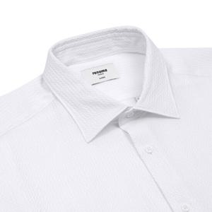 [레노마 일반핏] ROSSG1-010 2종 노 아이롱 경량 솔리드 서커 밑단일자 케주얼남방