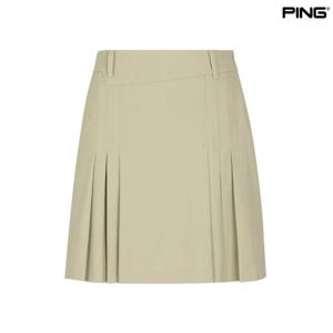 [핑골프]여성 변형 맞주름 큐롯 스커트 (121D2PC061_BG)