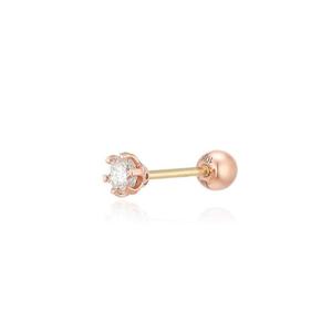 [GB] 랩그로운 다이아 2.7mm 10K 피어싱 LPFN1008D