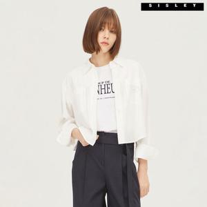 [시슬리] 토리노 크롭 셔츠 SAWSA1411_IV