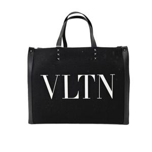 [발렌티노] 캔버스 VLTN 토트백/블랙/2Y2B0A35 PYY 0NI