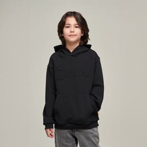 내셔널지오그래픽키즈 K243UHD920 베이직 빅로고 후드 티셔츠 CARBONBLACK