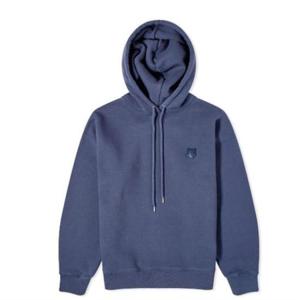 메종키츠네 후드 티셔츠 MW00704KM0307 P476 Free INK BLUE