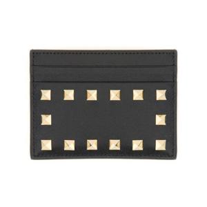 발렌티노 가라바니 여성 블랙 ROCKSTUD 카드 지갑 5W2P0486BOL_0NO