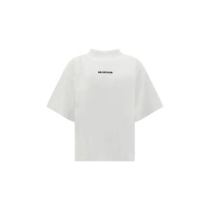 발렌시아가 반팔 티셔츠 818431TPVK1 9040 WHITE