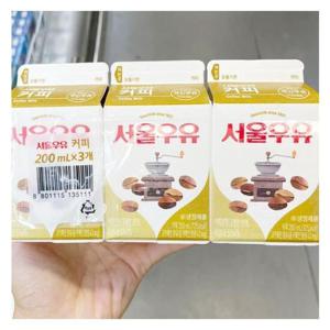 [에이알비티] 서울 커피우유 200ml X 3입 44413_ice