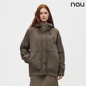 나우  (1NUJKF4903_GY) U스노우워싱후드자켓 GRAY