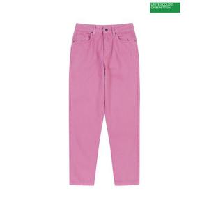 [베네통] High-waist straight denim pants 3S_4LYX575C3
