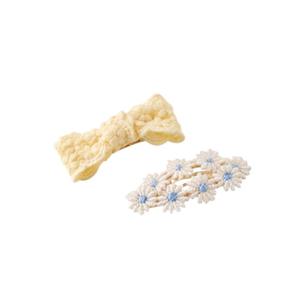[밍크뮤HP]25년S S(YE)레이스플라워헤어핀세트 (35114-872-04)