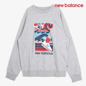 [뉴발란스] 티셔츠 /B27- NBNCECS041 15 / MT43572 UNI 트라이애슬론 그래픽 맨투맨 (SEMI-OVER FIT)