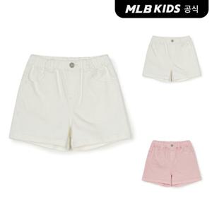 [MLB키즈 공식] 25SS 걸스 데님 3부 팬츠 (2color) 7FDPB0953