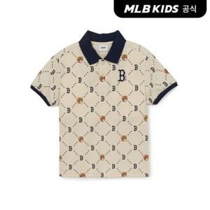 [MLB키즈 공식] 25SS 모노베어 카라티 BOS (L.Sand) 7APQC0153-43SAL