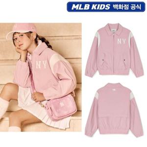[MLB KIDS] 7AJPV0851-50PKM 바시티 어깨배색 블루종 점퍼 뉴욕양키스