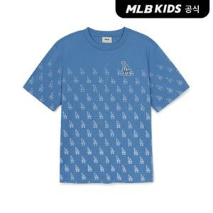 [MLB키즈 공식] 25SS 빈티지 모노그램 전판 티셔츠 LA (D.Sky Blue) 7ATSMV353-07SBD