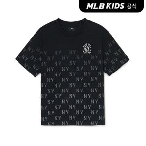 [MLB키즈 공식] 25SS 빈티지 모노그램 전판 티셔츠 NY (Black) 7ATSMV353-50BKS