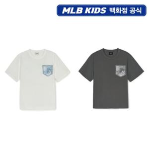 [MLB키즈PG] 빈티지 모노그램 포켓 티셔츠 2종 택1 (7ATSMV253)