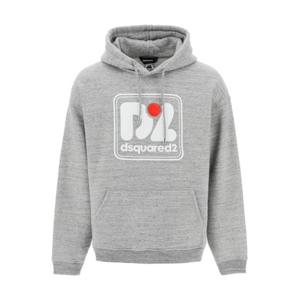 디스퀘어드2 후드 티셔츠 S71GU0564 gray