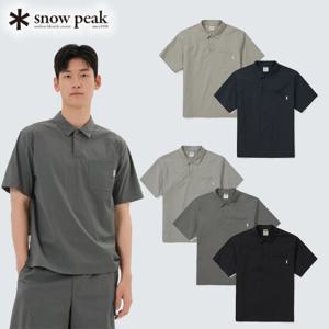 스노우피크 냉감 루트 포켓 반팔 폴로 티셔츠 S25MMRPS60
