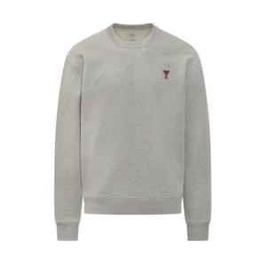 아미 후드 티셔츠 BFUSW035730 0951 HEATHER ASH GREY